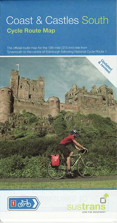 Coast and Castles South map from Sustrans - 2018