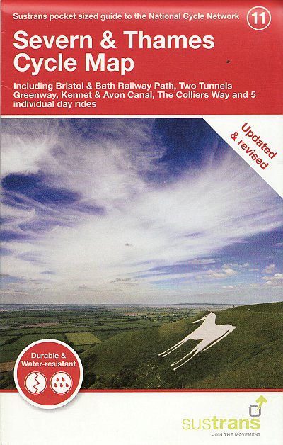 Severn and Thames Sustrans cycle map 11
