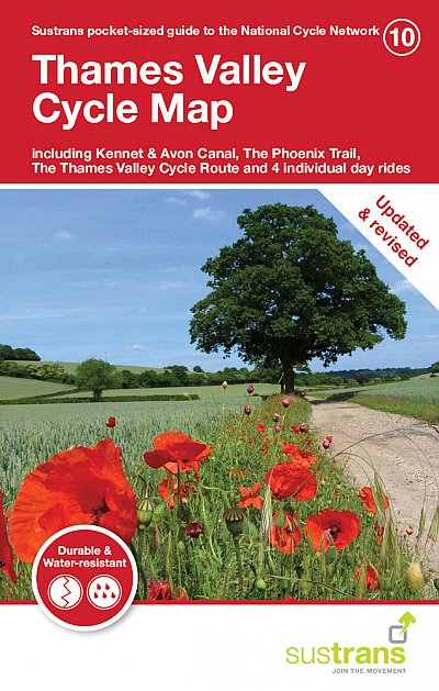 Thames Valley Sustrans cycle map