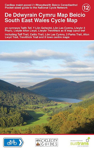 South East Wales Sustrans map