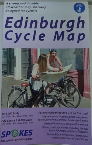 Edinburgh Cycle Map 2021 - Spokes